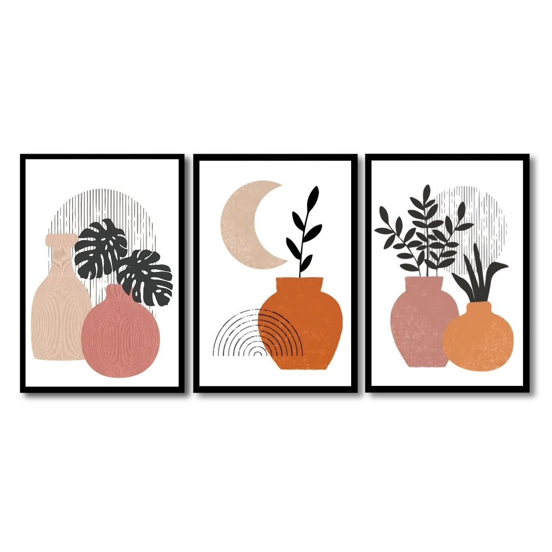 Terracotta Moon Trio