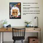 Albert Einstein Graffiti Art