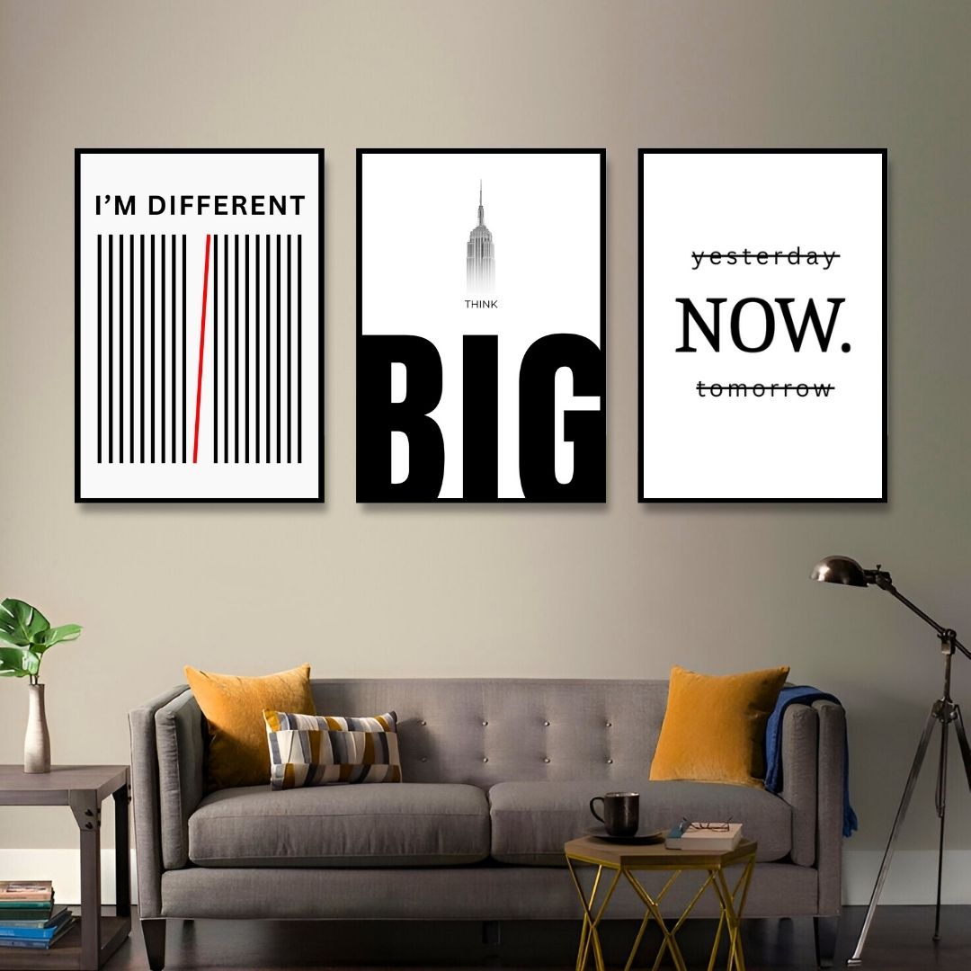 Stand Apart – Bold individuality statement | SET OF 3 FRAMES