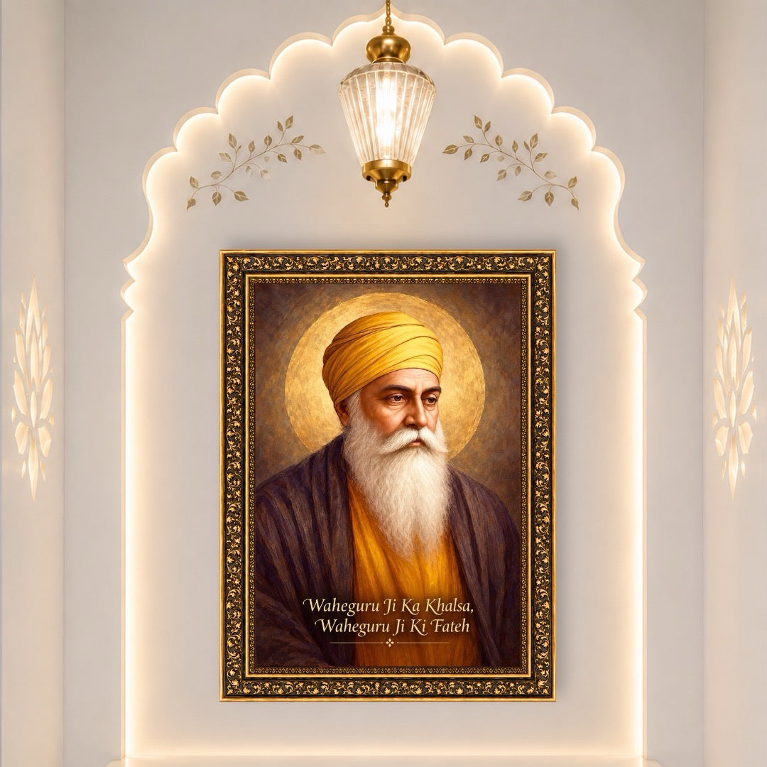 Guru Nanak Dev Ji Divine Portrait
