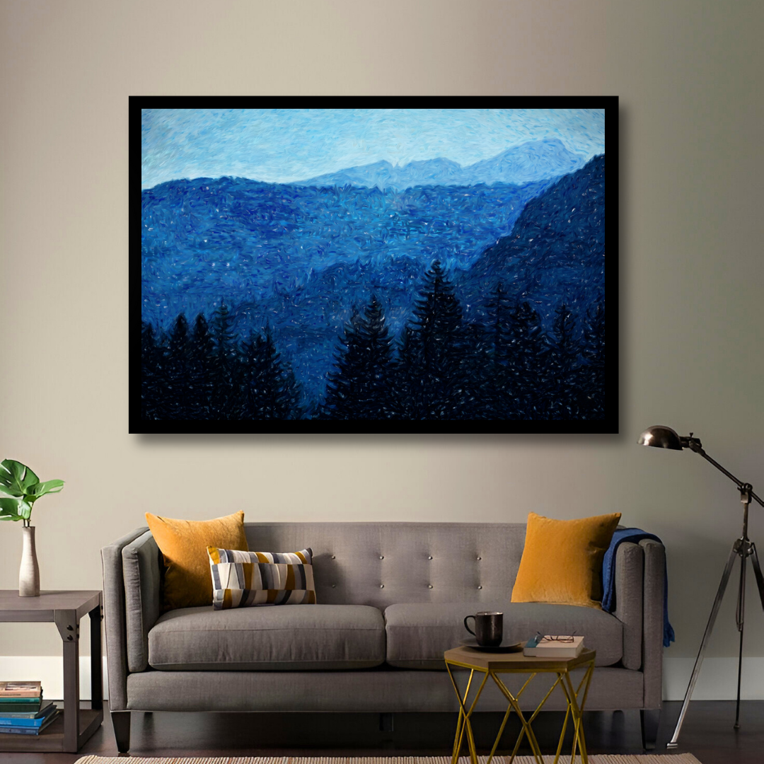 Indigo Mountain Twilight