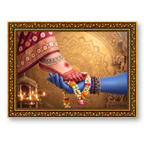 Shiv Parvati Feet Worship