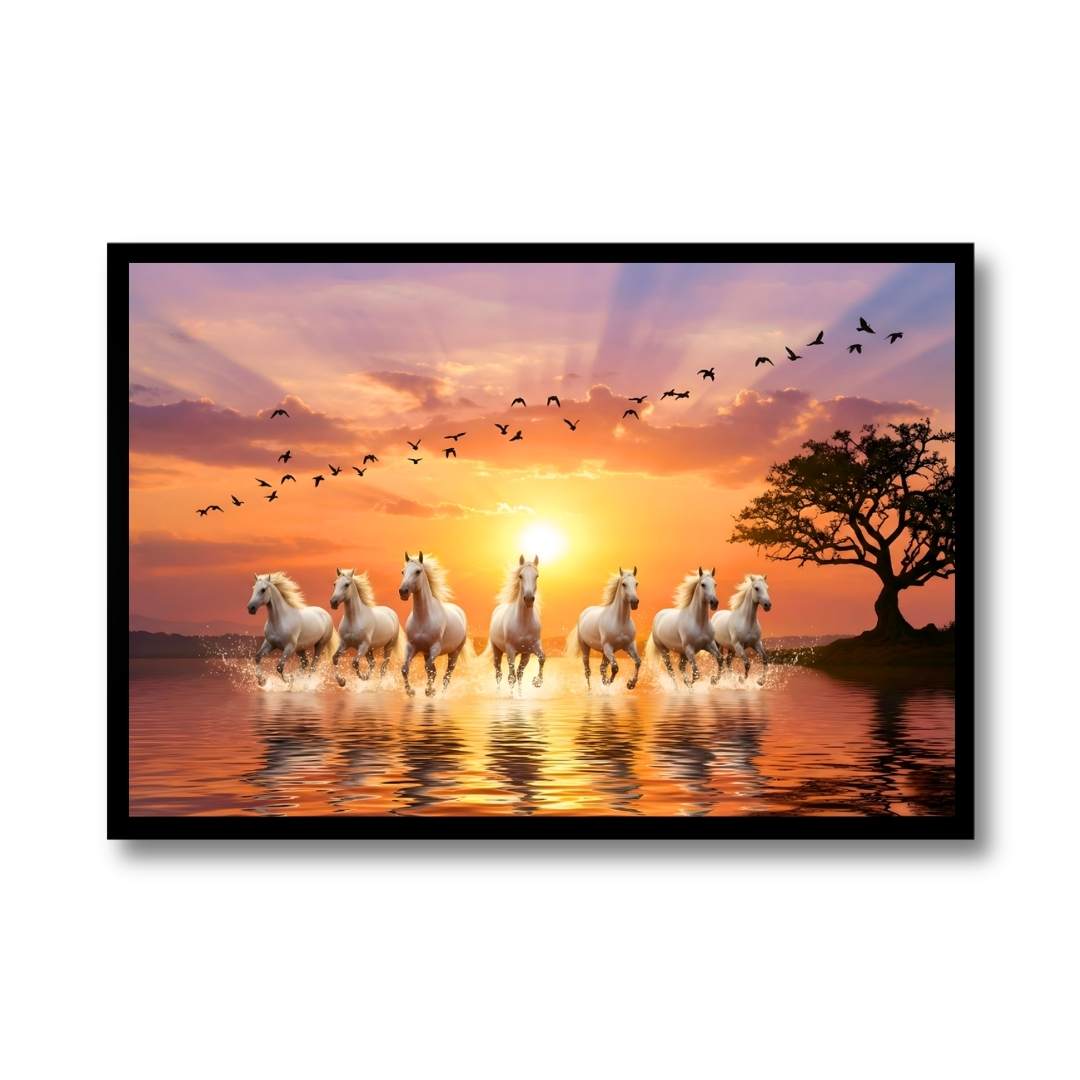 7 Horses in Sunrise