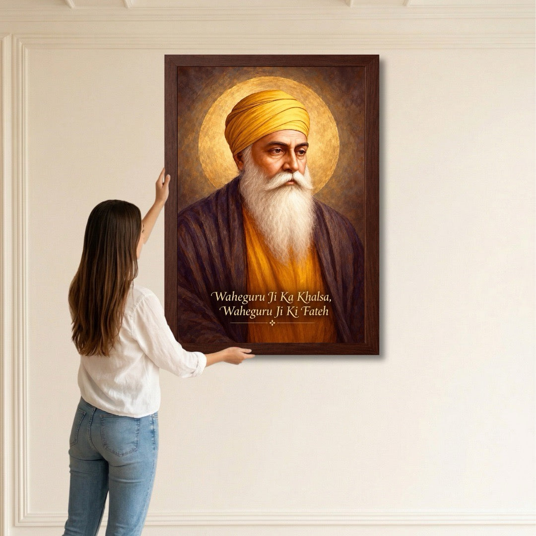 Guru Nanak Dev Ji Divine Portrait