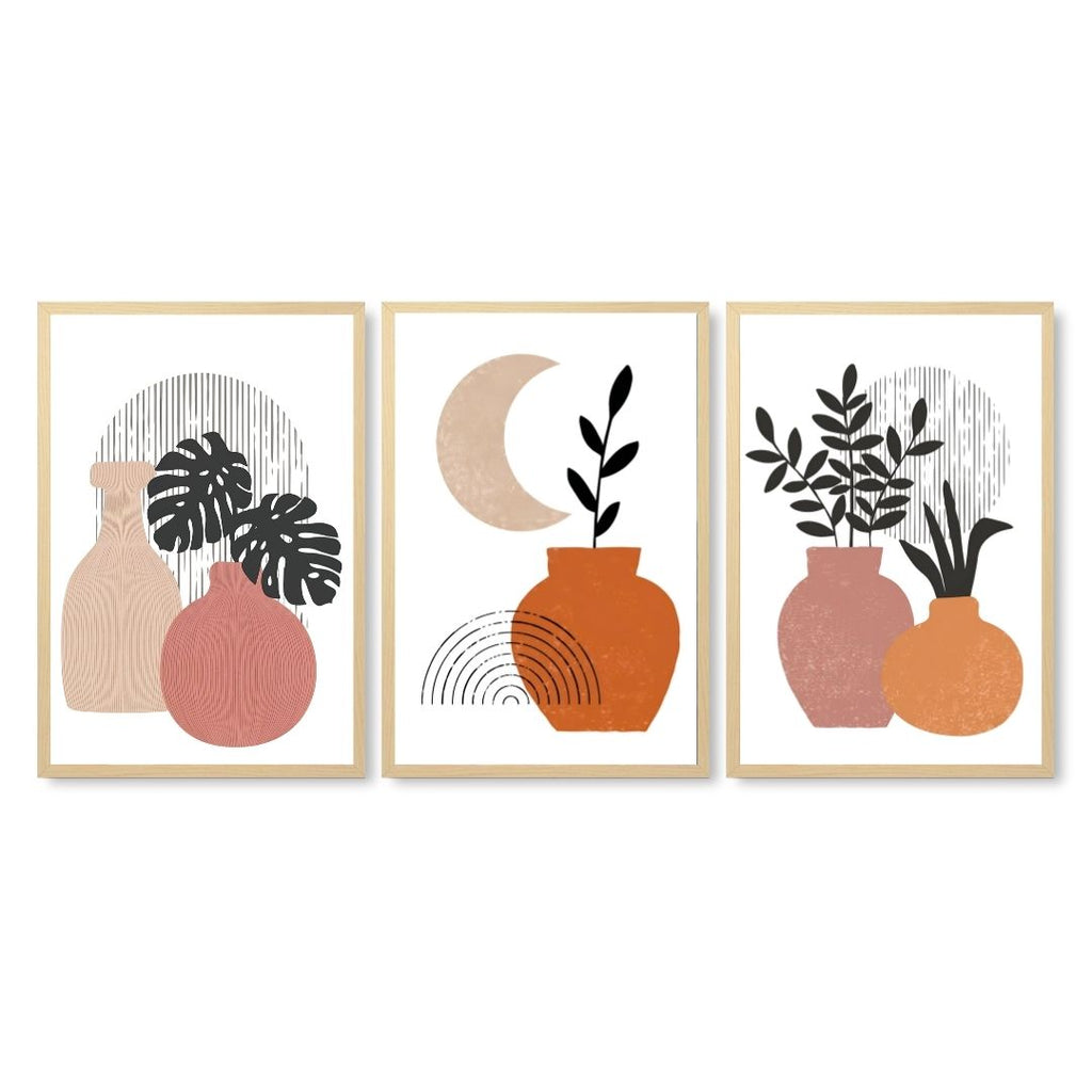 Terracotta Moon Trio