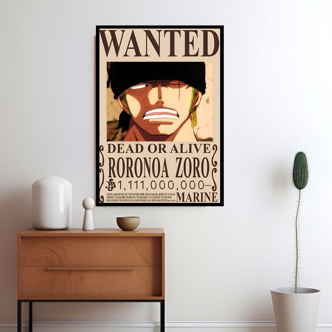 Wanted Legacy Roronoa Zoro: One Piece