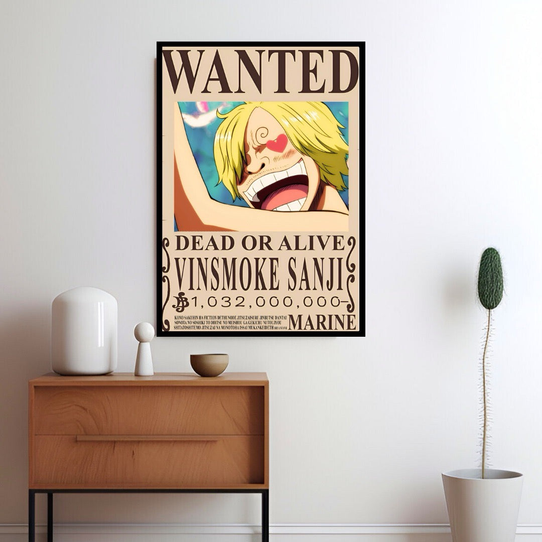 Wanted Legacy Vinsmoke Sanji: One Piece