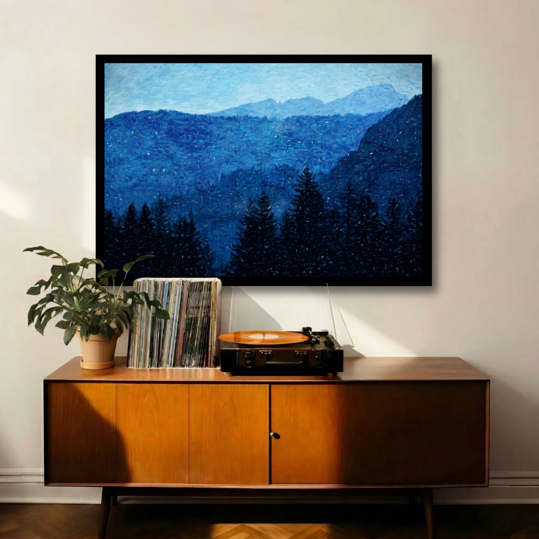 Indigo Mountain Twilight