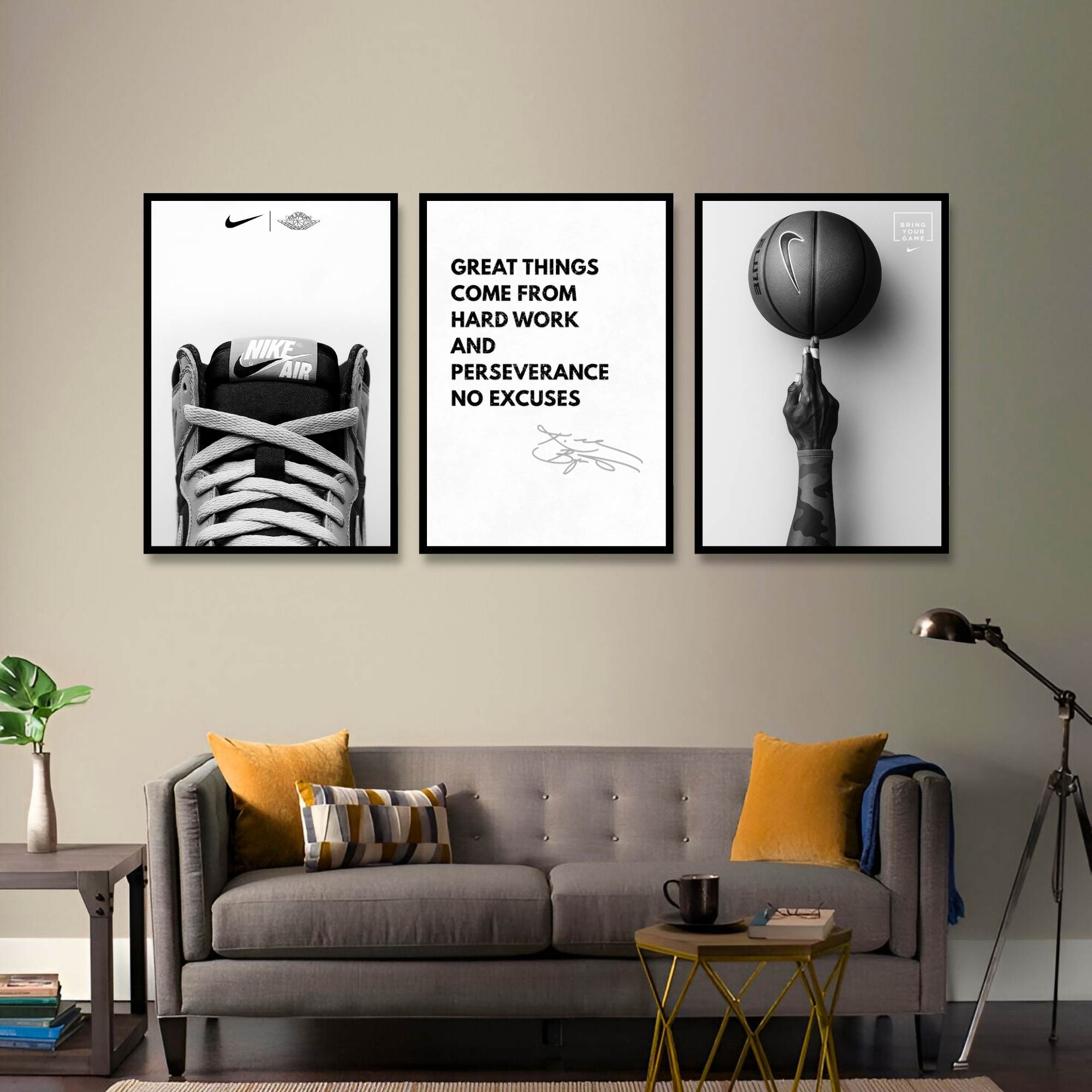 The Spirit of the Game | SET OF 3 FRAMES