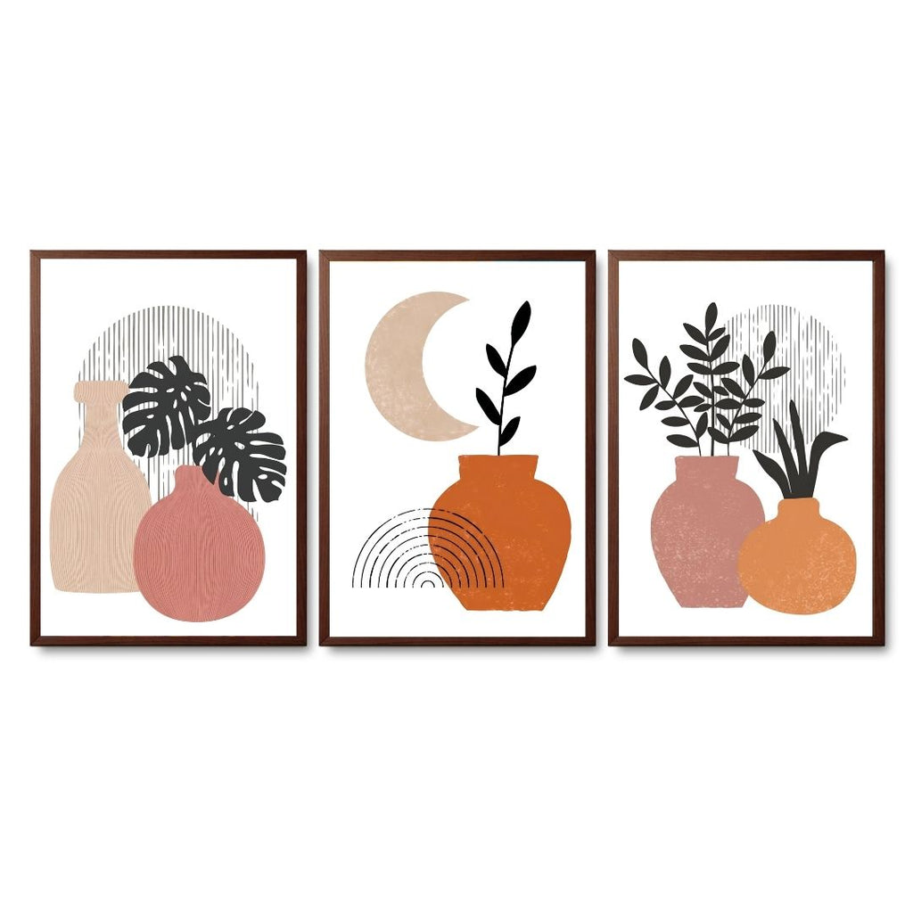 Terracotta Moon Trio