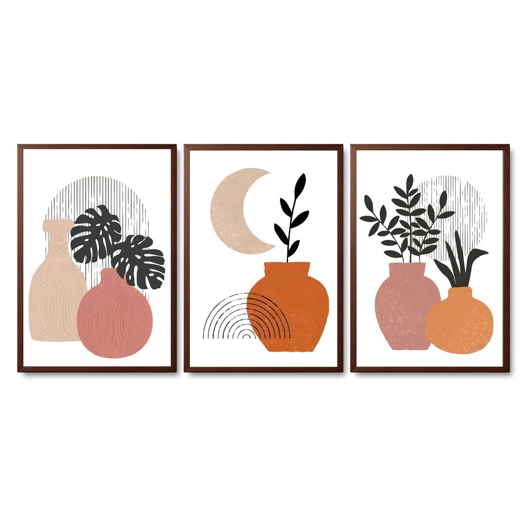 Terracotta Moon Trio