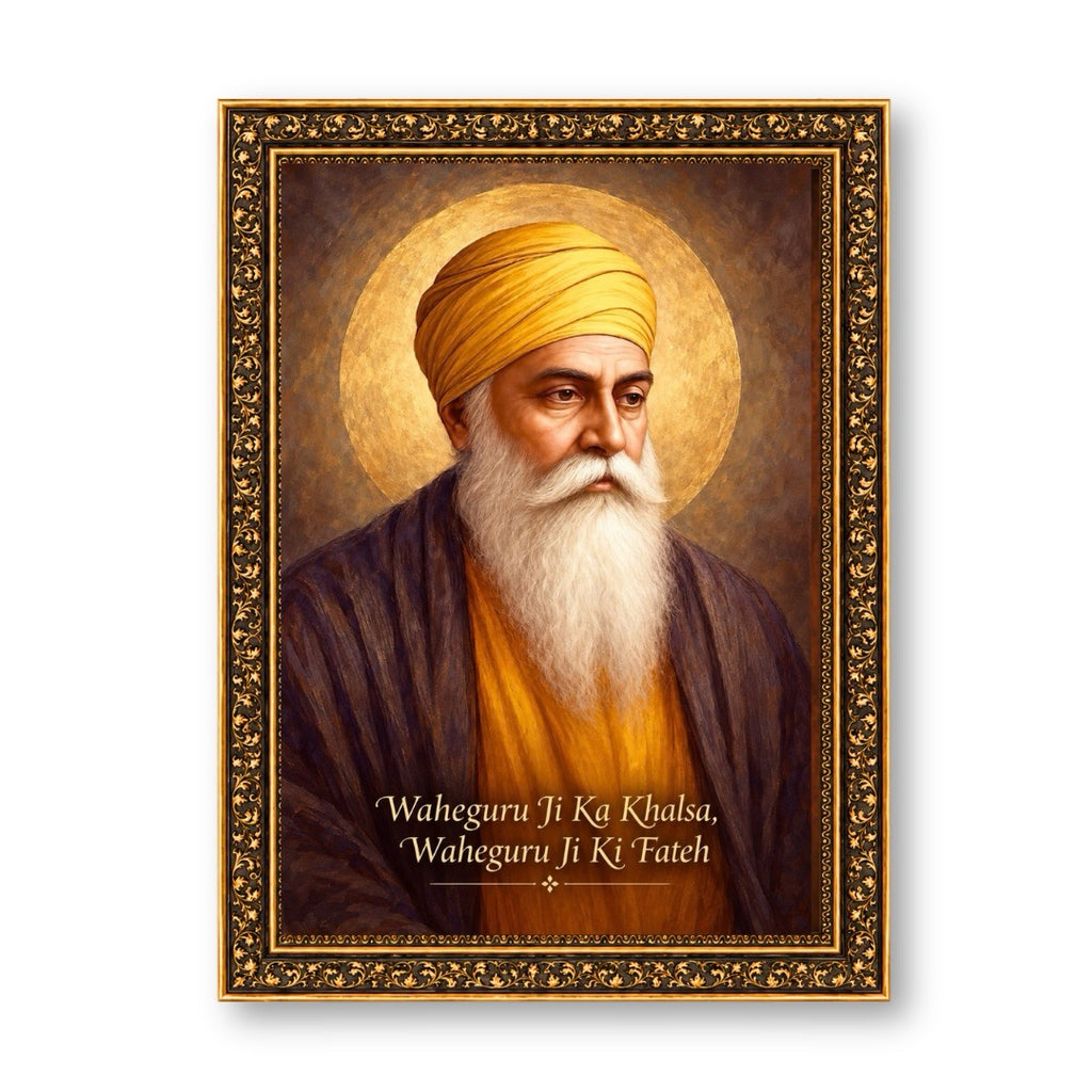 Guru Nanak Dev Ji Divine Portrait