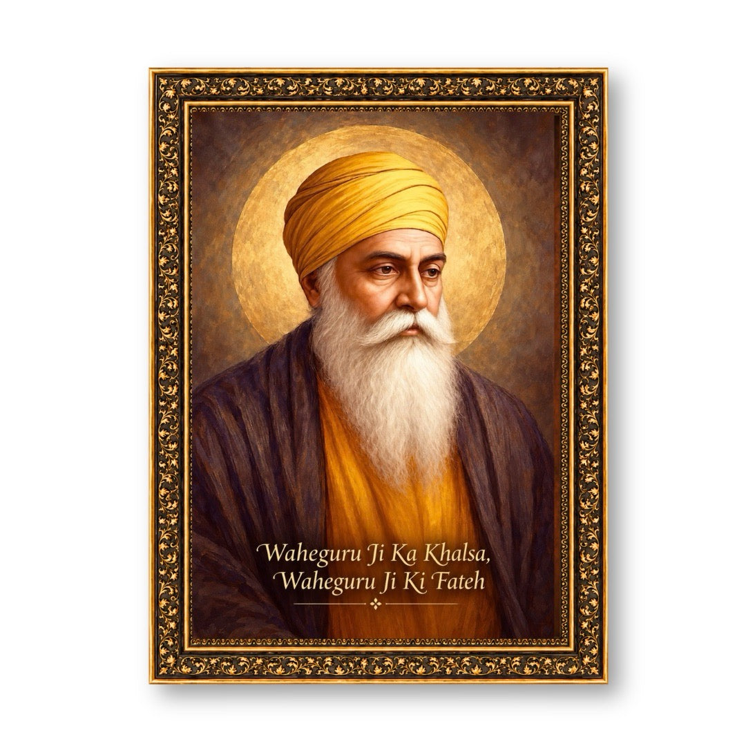 Guru Nanak Dev Ji Divine Portrait