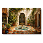 Radiant Moroccan Courtyard