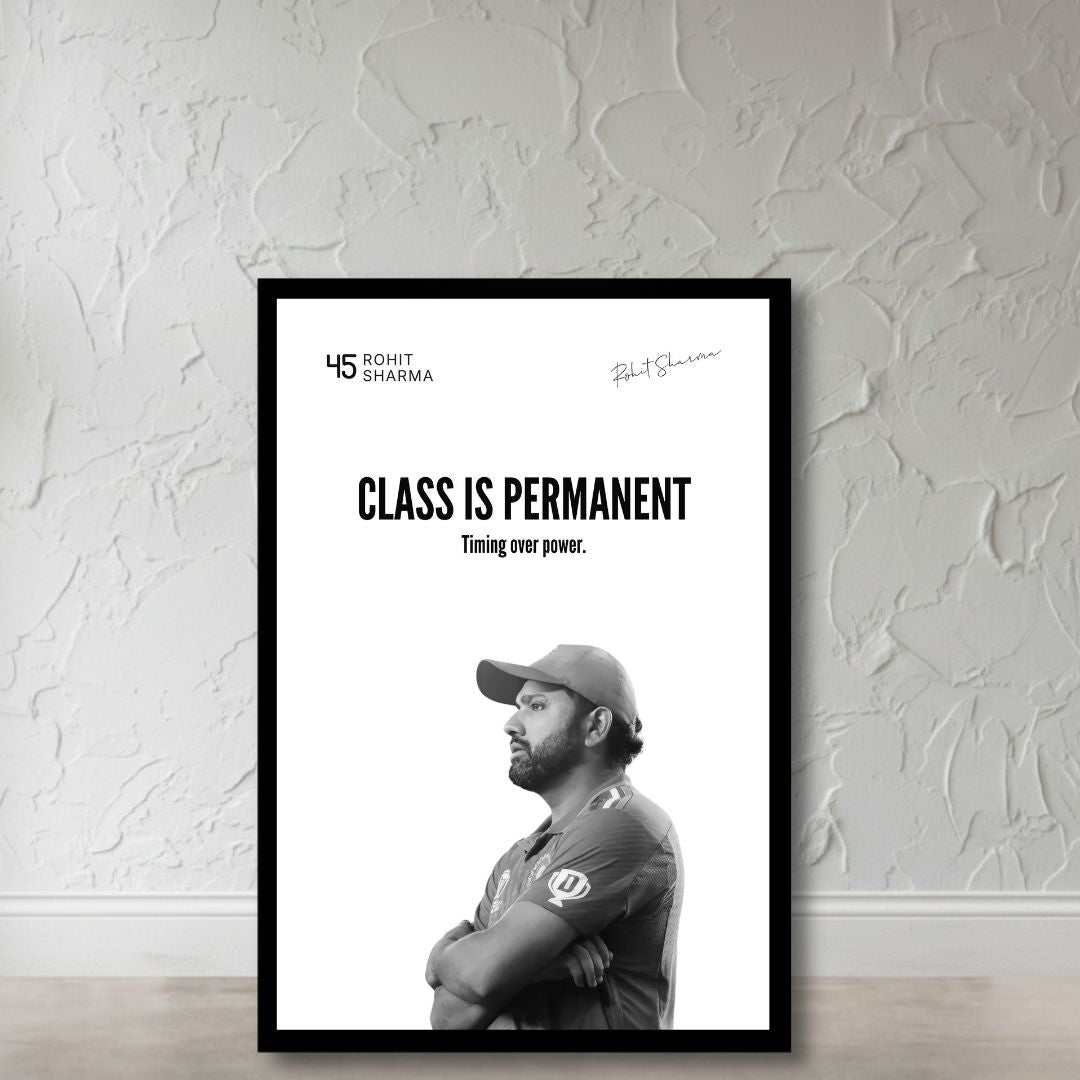 Timeless Class – The Rohit Standard