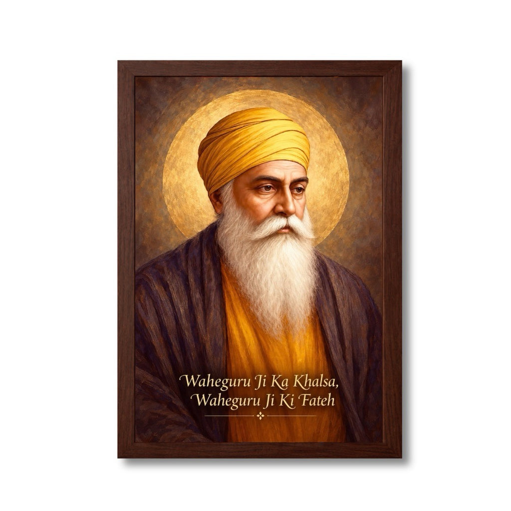 Guru Nanak Dev Ji Divine Portrait