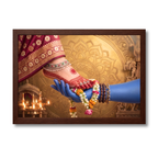 Shiv Parvati Feet Worship