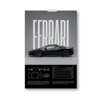 Prancing Ferrari Monochrome