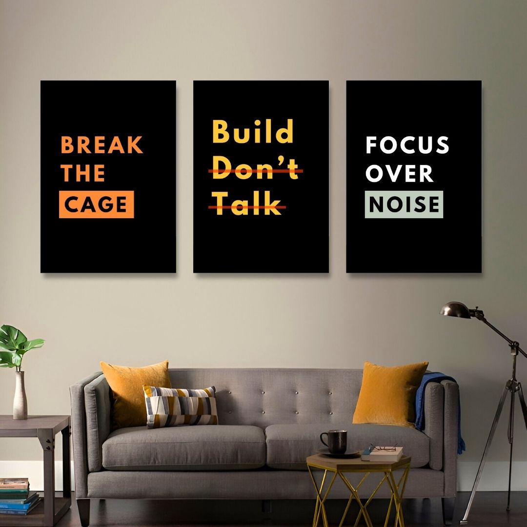 Build Beyond Words Action over empty talk | SET OF 3 FRAMES