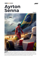 F1 LEGENDS SET OF 8 POSTERS  | UNFRAMED
