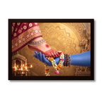 Shiv Parvati Feet Worship