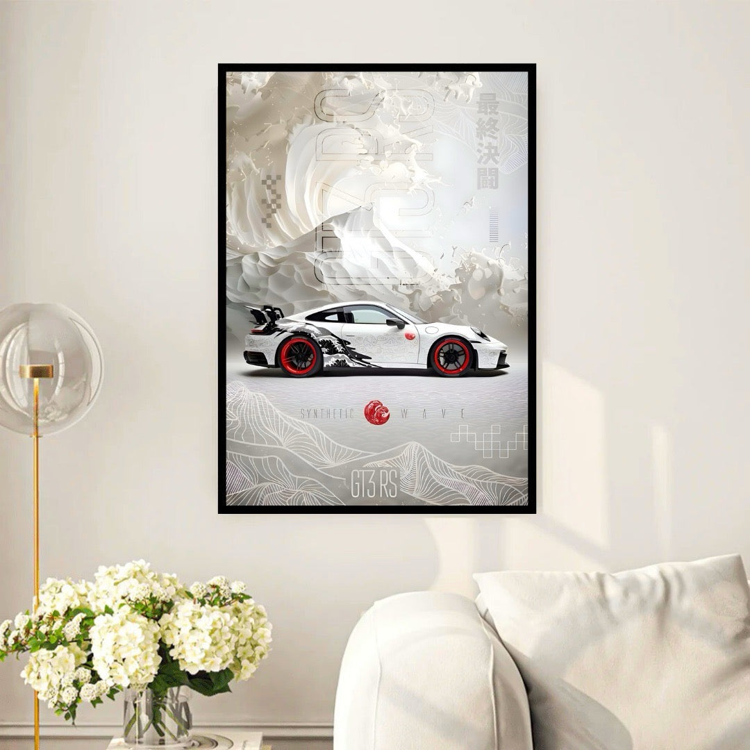 White Porsche 911 GT3 RS