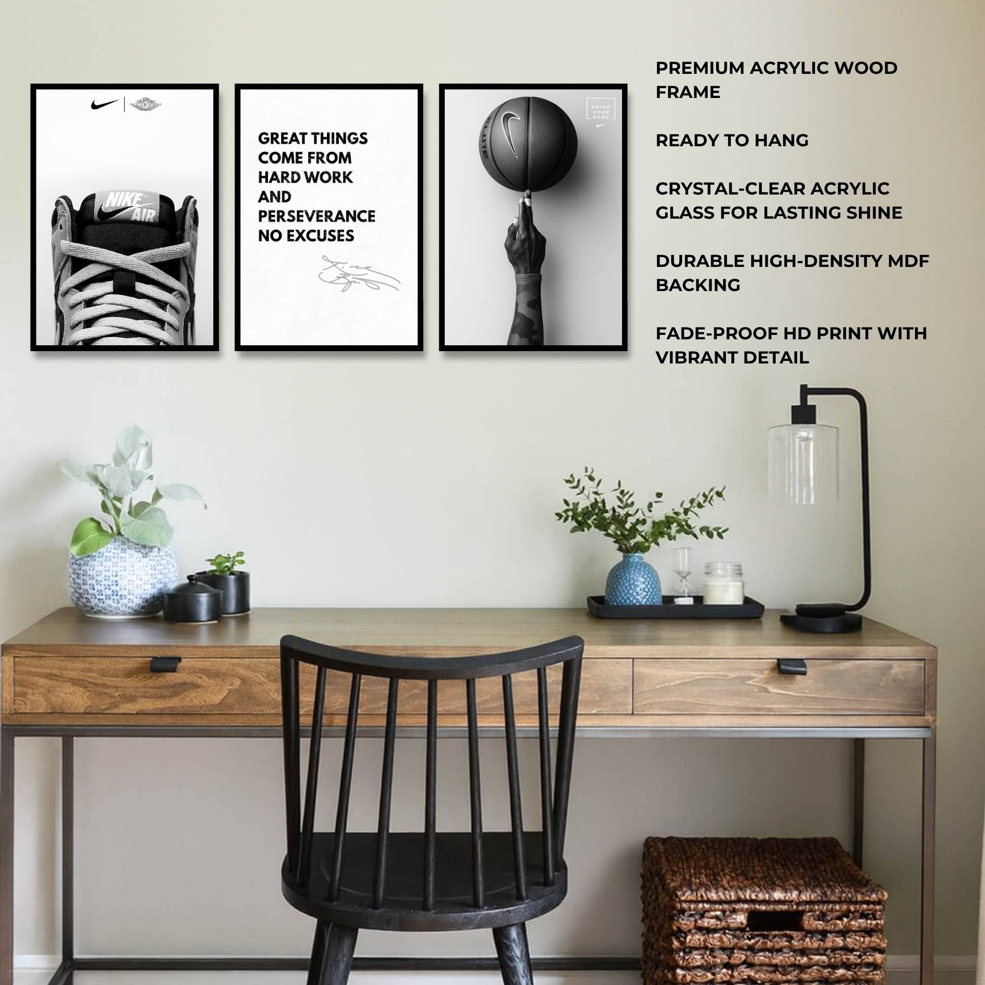 The Spirit of the Game | SET OF 3 FRAMES