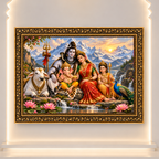 Divine Shiva Parvati Family