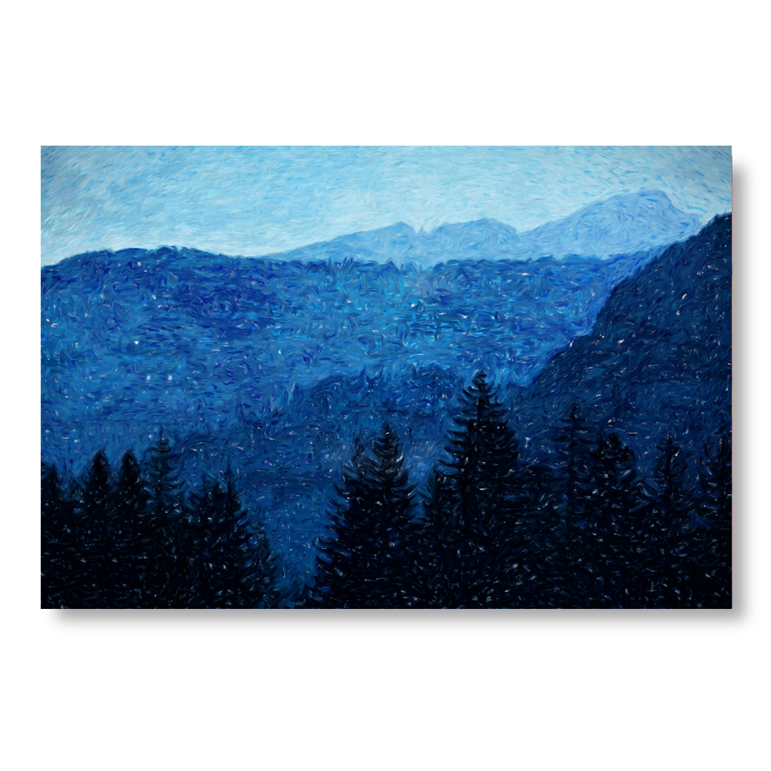 Indigo Mountain Twilight