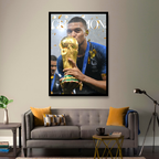 Champion’s Kiss: Mbappé's World Cup Glory