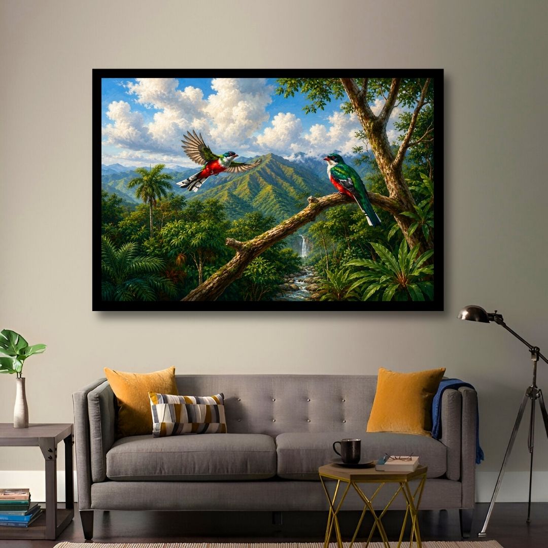 Tropical Trogon Flight