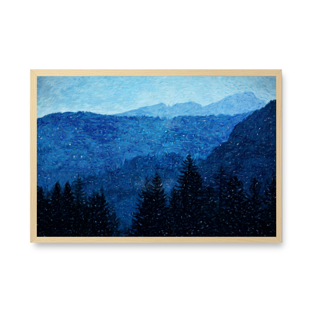 Indigo Mountain Twilight