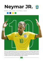 The Samba Magician: Neymar Jr. in Yellow & Green