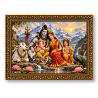 Divine Shiva Parvati Family