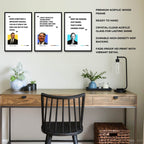 Visionary Leaders – 3 Inspirational Wall Frames