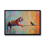 Vibrant Tiger Resting