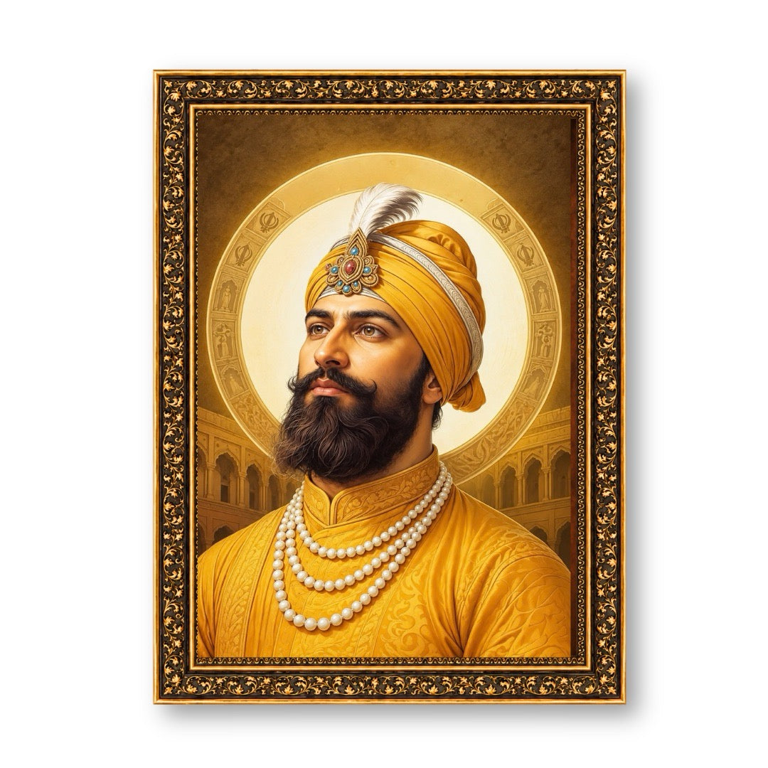 Guru Gobind Singh Ji Royal Portrait