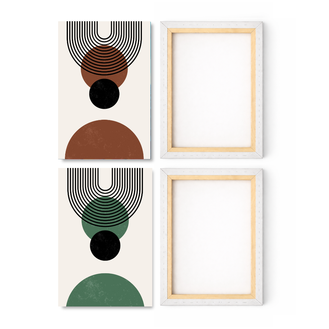 Abstract Striped Orbs