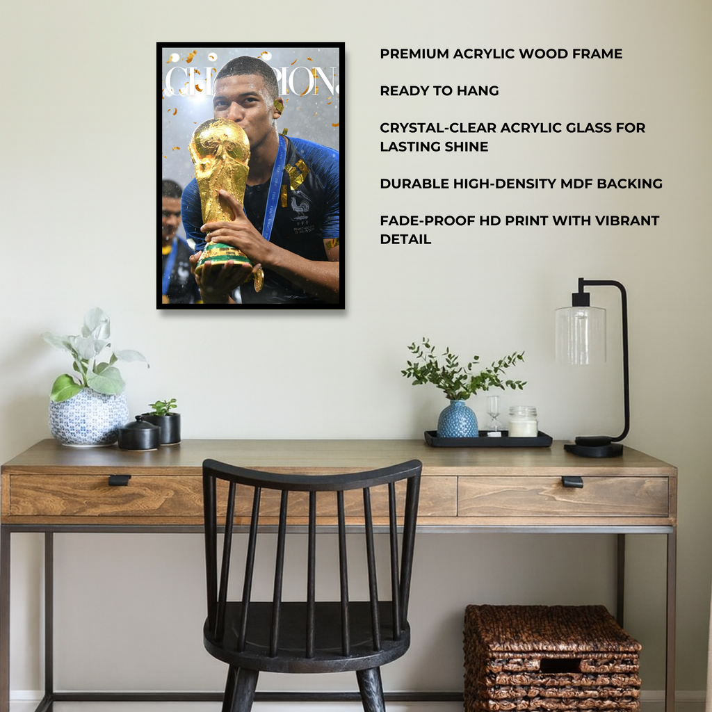 Champion’s Kiss: Mbappé's World Cup Glory