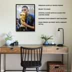 Champion’s Kiss: Mbappé's World Cup Glory