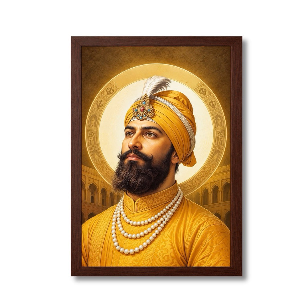 Guru Gobind Singh Ji Royal Portrait