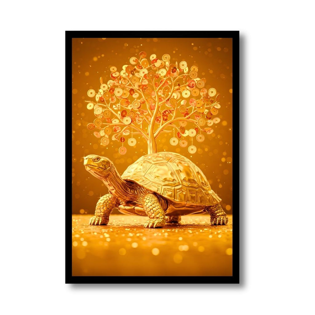 Golden Prosperity Tortoise