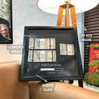 Millionaire Loading | 3D Shadow Box Frame | ₹500 Bill Replica | Shatterproof Glass