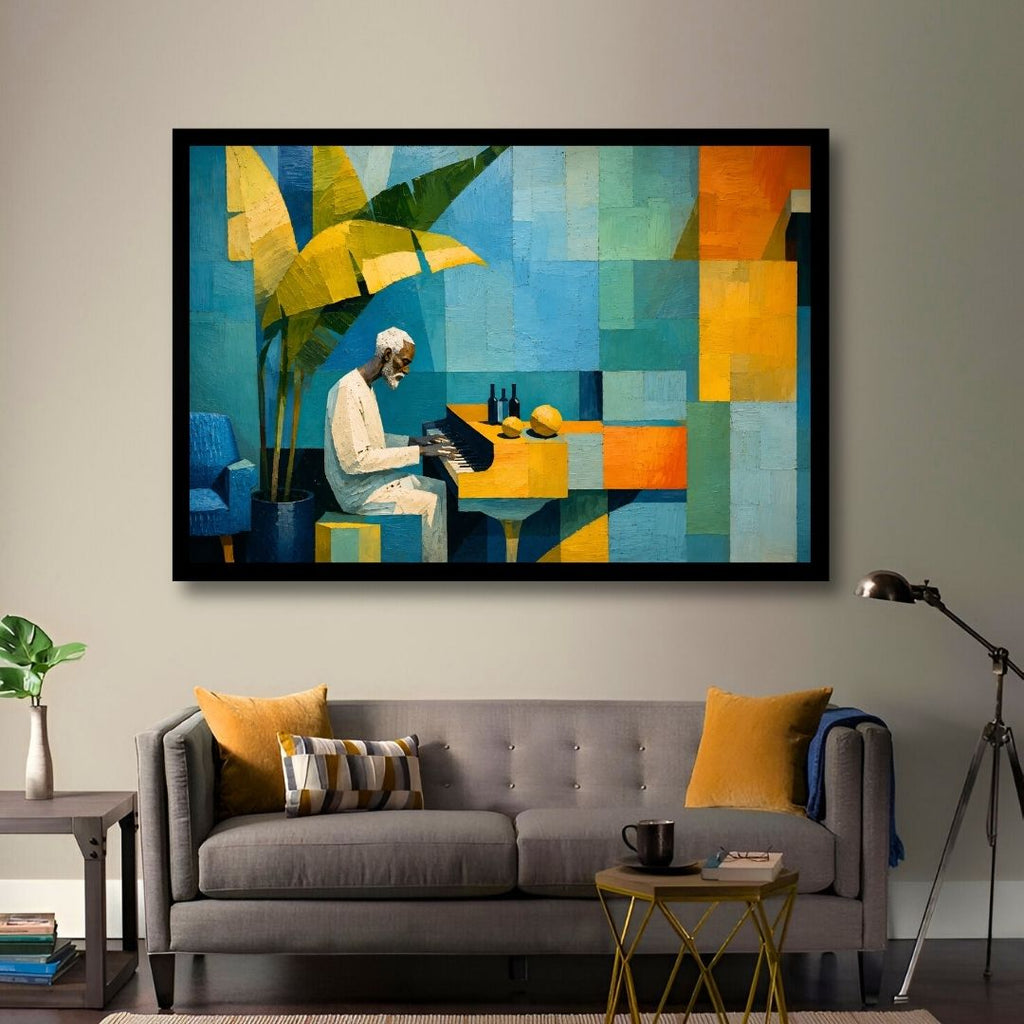 Cubist Interior Scene