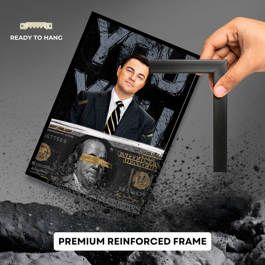 Wolves & Wealth – Fearless pursuit of fortune | SET OF 3 FRAMES