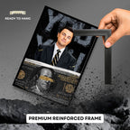 Wolves & Wealth – Fearless pursuit of fortune | SET OF 3 FRAMES