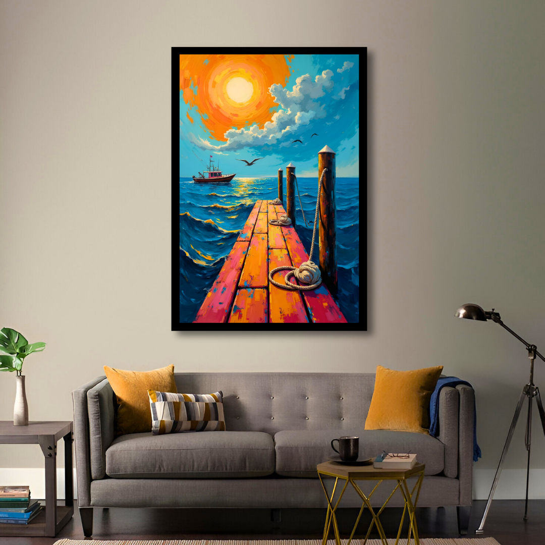 Sunlit Ocean Passage
