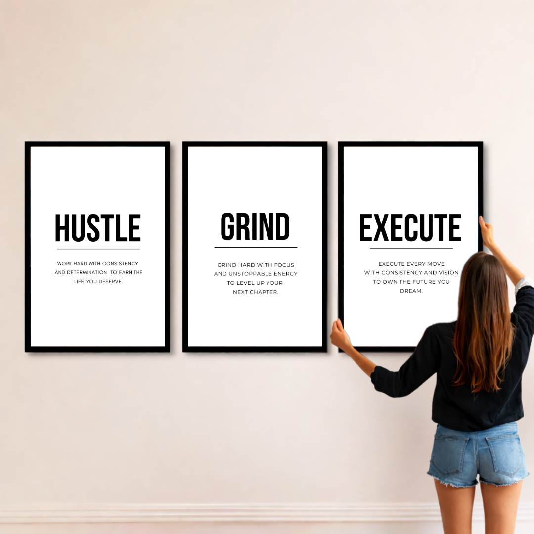 Grind, Hustle & Execute Trio