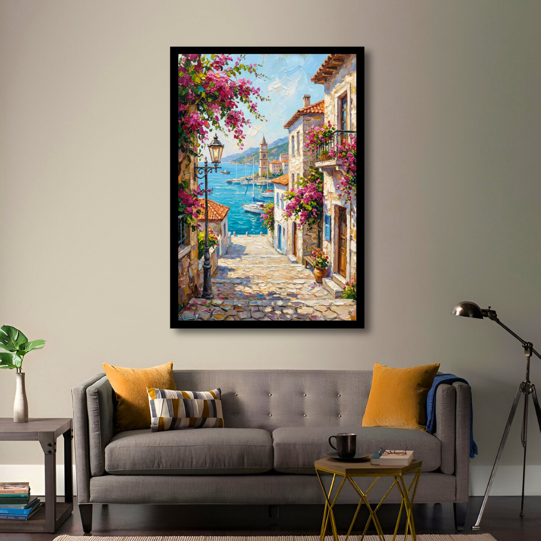Sunny Seaside Alley