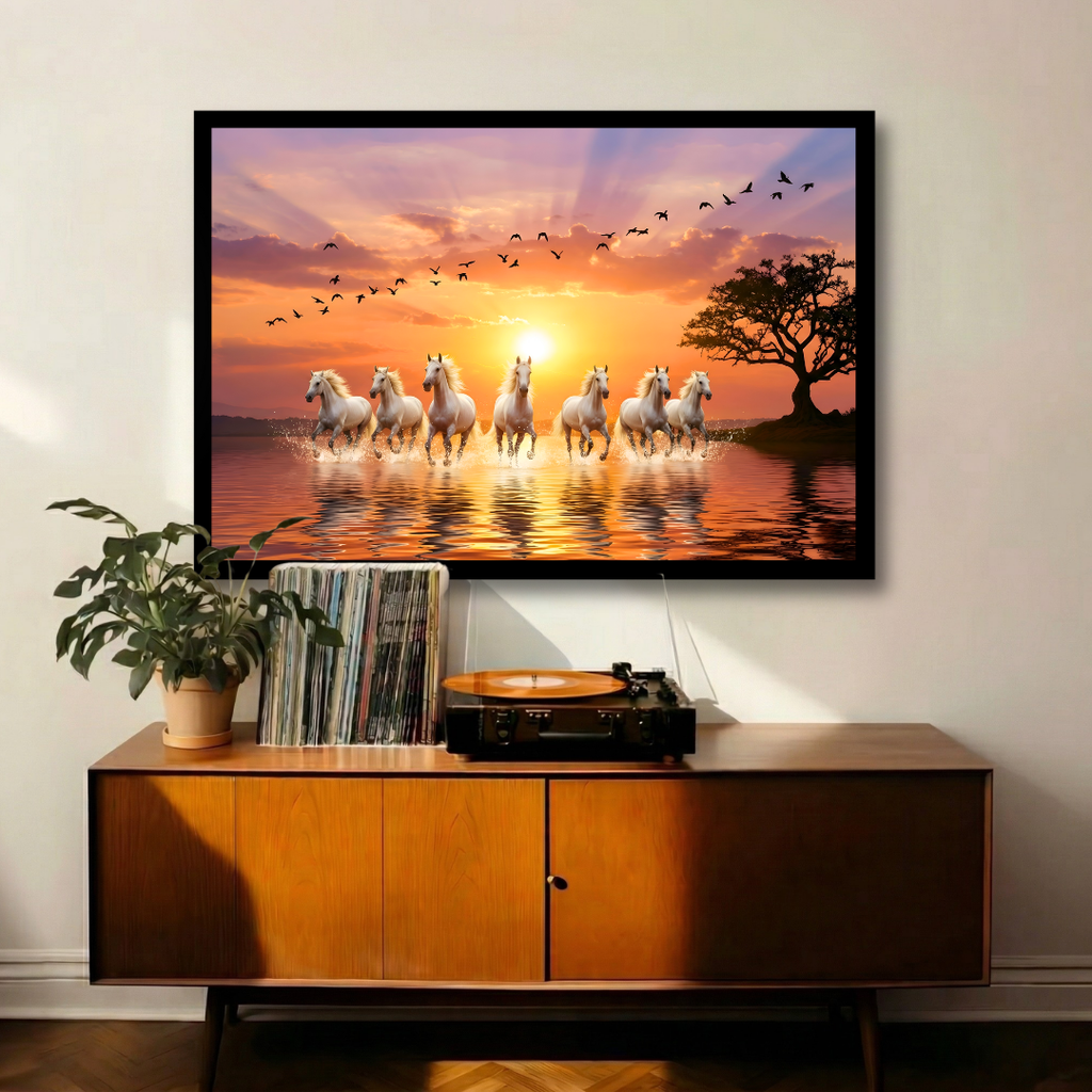 7 Horses in Sunrise